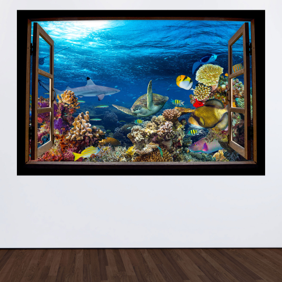Vinilo Adhesivo Decorativo trampantojo 3D - Océano