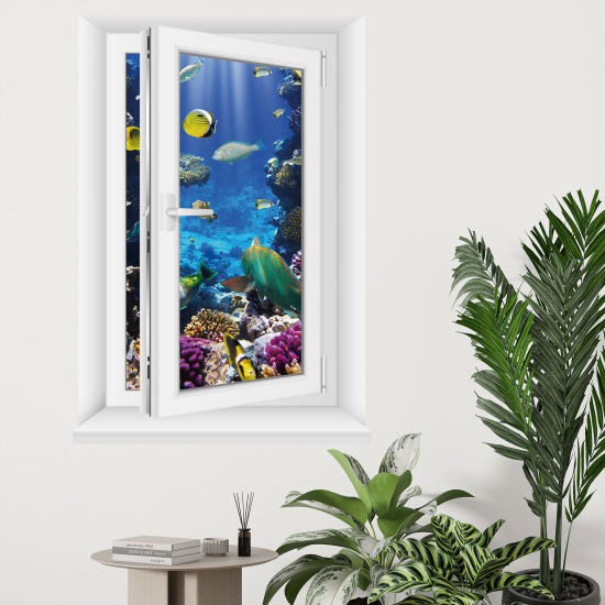 Vinilo Adhesivo Decorativo trampantojo 3D - Océano