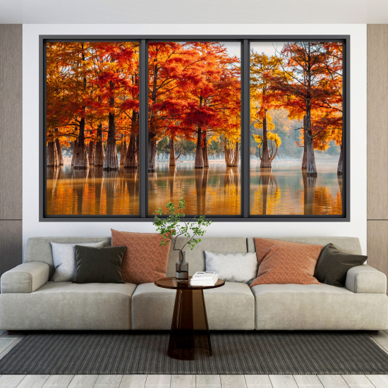 Vinilo Adhesivo Decorativo trampantojo 3D - Otoño