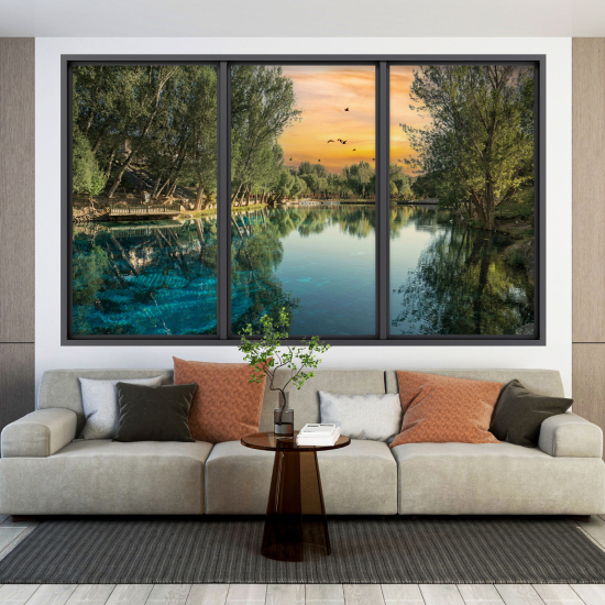 Vinilo Adhesivo Decorativo trampantojo 3D - Paisaje