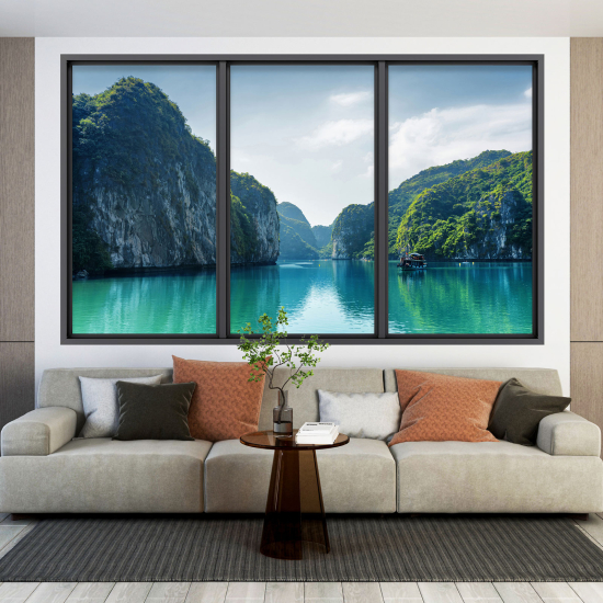 Vinilo Adhesivo Decorativo trampantojo 3D - Paisaje