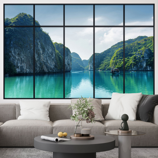 Vinilo Adhesivo Decorativo trampantojo 3D - Paisaje
