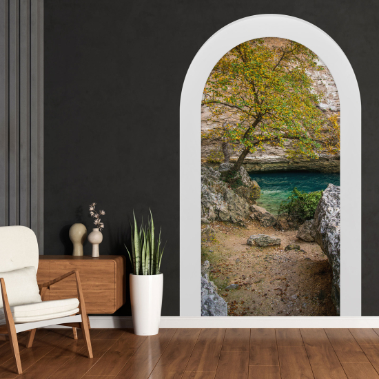 Vinilo Adhesivo Decorativo trampantojo 3D - Paisaje