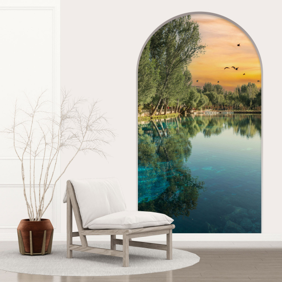 Vinilo Adhesivo Decorativo trampantojo 3D - Paisaje