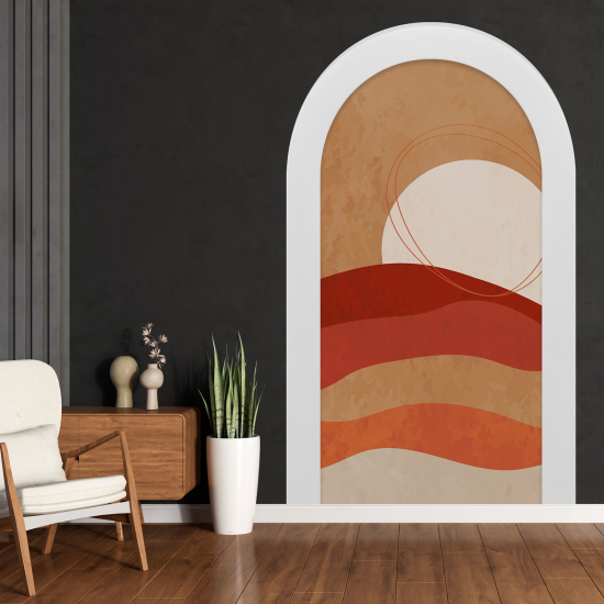 Vinilo Adhesivo Decorativo trampantojo 3D - Paisaje Boho