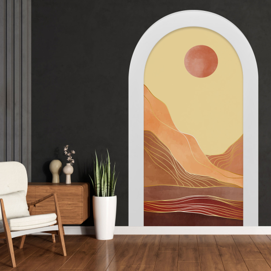 Vinilo Adhesivo Decorativo trampantojo 3D - Paisaje Boho