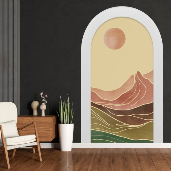 Vinilo Adhesivo Decorativo trampantojo 3D - Paisaje Boho