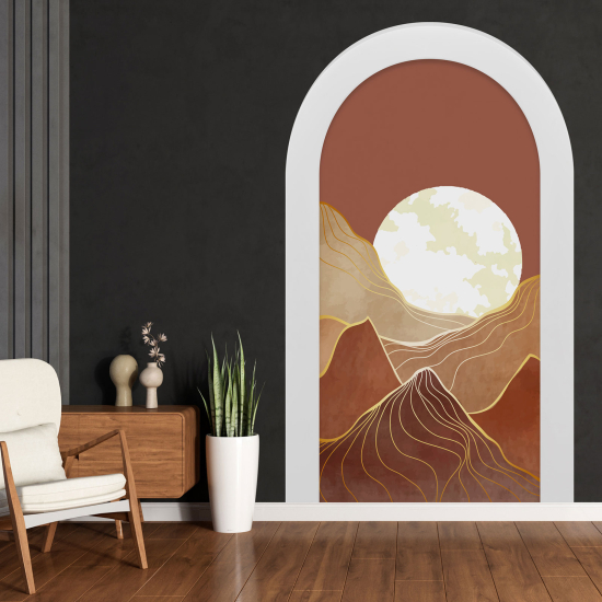 Vinilo Adhesivo Decorativo trampantojo 3D - Paisaje Boho