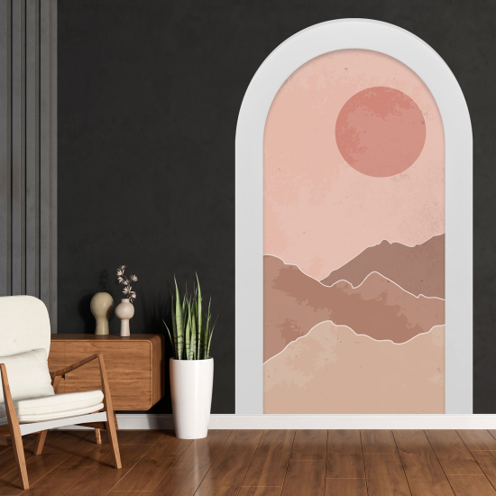 Vinilo Adhesivo Decorativo trampantojo 3D - Paisaje Boho