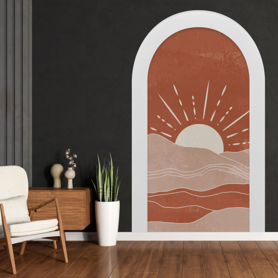 Vinilo Adhesivo Decorativo trampantojo 3D - Paisaje Boho