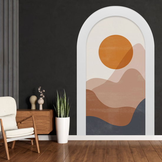 Vinilo Adhesivo Decorativo trampantojo 3D - Paisaje Boho