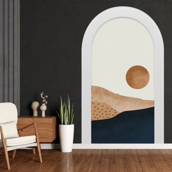 Vinilo Adhesivo Decorativo trampantojo 3D - Paisaje Boho