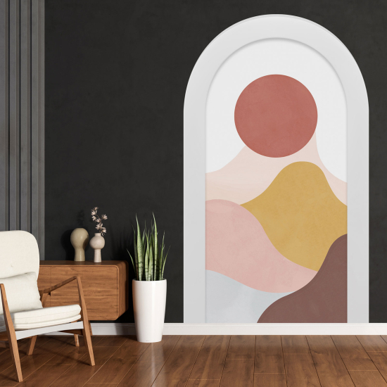 Vinilo Adhesivo Decorativo trampantojo 3D - Paisaje Boho