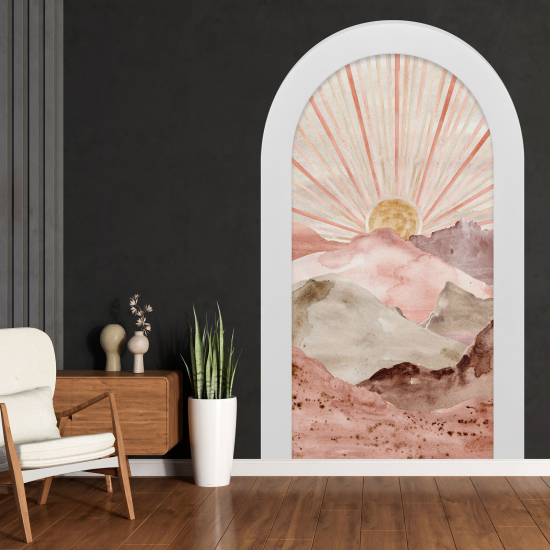 Vinilo Adhesivo Decorativo trampantojo 3D - Paisaje Boho