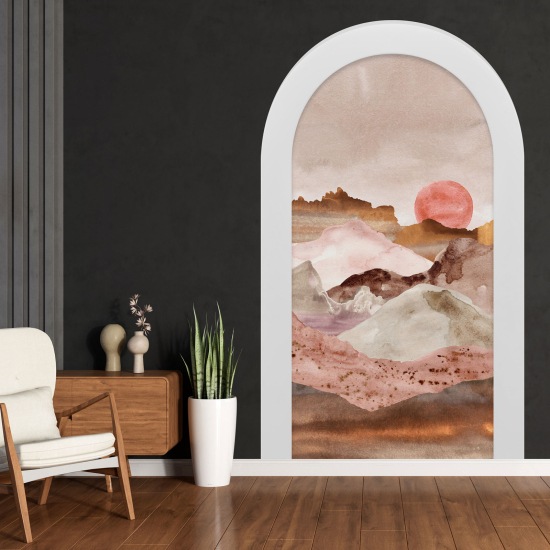 Vinilo Adhesivo Decorativo trampantojo 3D - Paisaje Boho