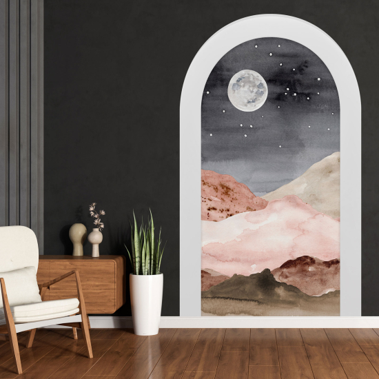 Vinilo Adhesivo Decorativo trampantojo 3D - Paisaje Boho