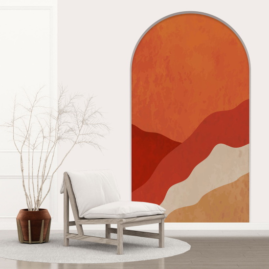 Vinilo Adhesivo Decorativo trampantojo 3D - Paisaje Boho