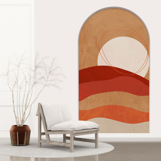 Vinilo Adhesivo Decorativo trampantojo 3D - Paisaje Boho