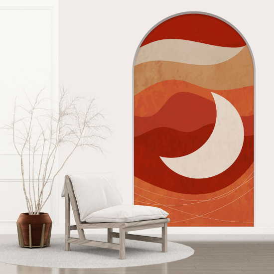 Vinilo Adhesivo Decorativo trampantojo 3D - Paisaje Boho