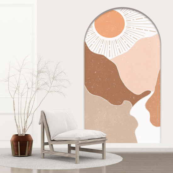 Vinilo Adhesivo Decorativo trampantojo 3D - Paisaje Boho
