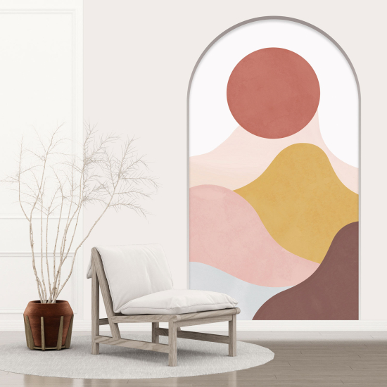 Vinilo Adhesivo Decorativo trampantojo 3D - Paisaje Boho