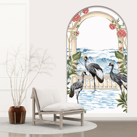 Vinilo Adhesivo Decorativo trampantojo 3D - Pájaros