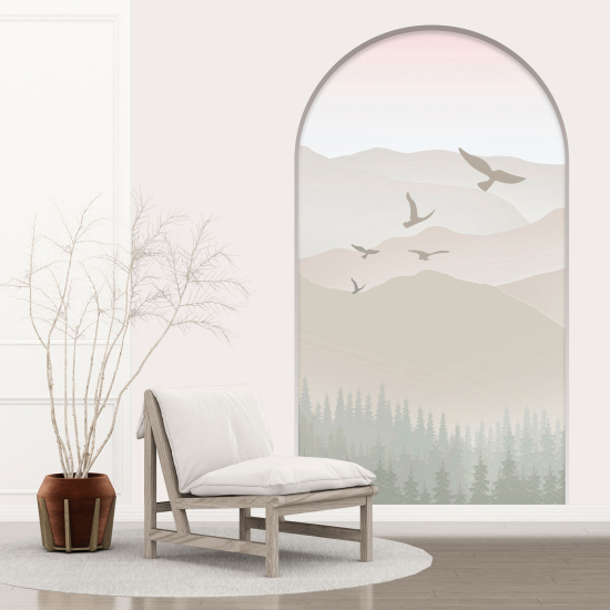 Vinilo Adhesivo Decorativo trampantojo 3D - Pájaros