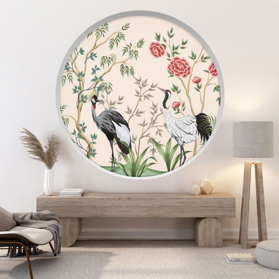 Vinilo Adhesivo Decorativo trampantojo 3D - Pájaros