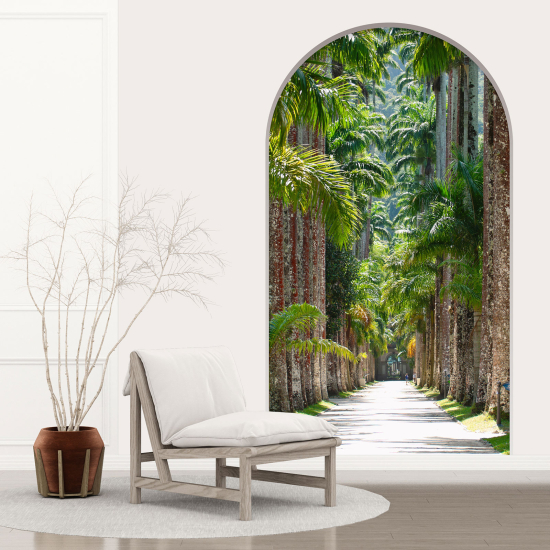 Vinilo Adhesivo Decorativo trampantojo 3D - Palmeras