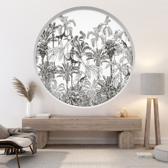 Vinilo Adhesivo Decorativo trampantojo 3D - Palmeras