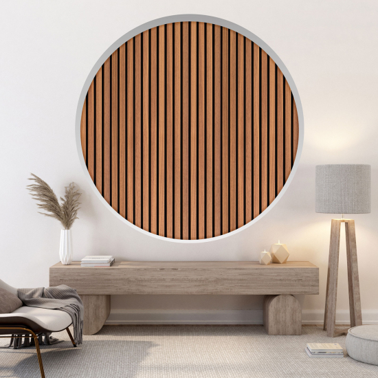 Vinilo Adhesivo Decorativo trampantojo 3D - Paneles de Madera