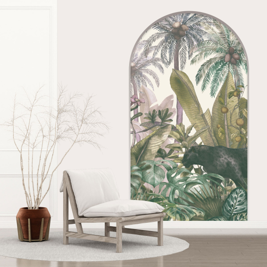 Vinilo Adhesivo Decorativo trampantojo 3D - Pantera Negra