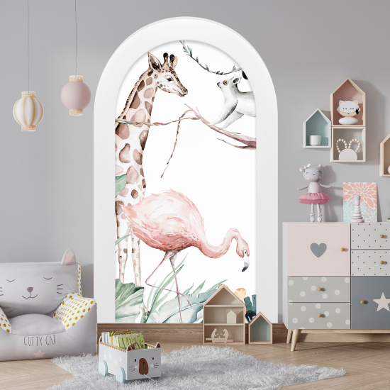 Vinilo Adhesivo Decorativo trampantojo 3D para niños - Infantil - Animales