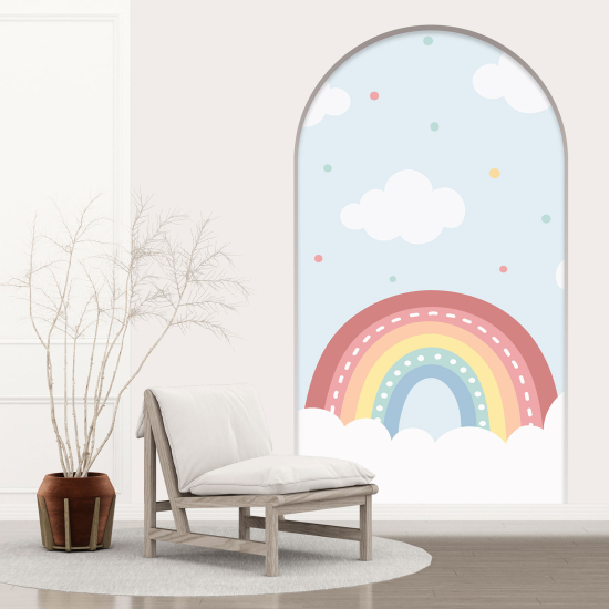 Vinilo Adhesivo Decorativo trampantojo 3D para niños - Infantil - Arcoíris