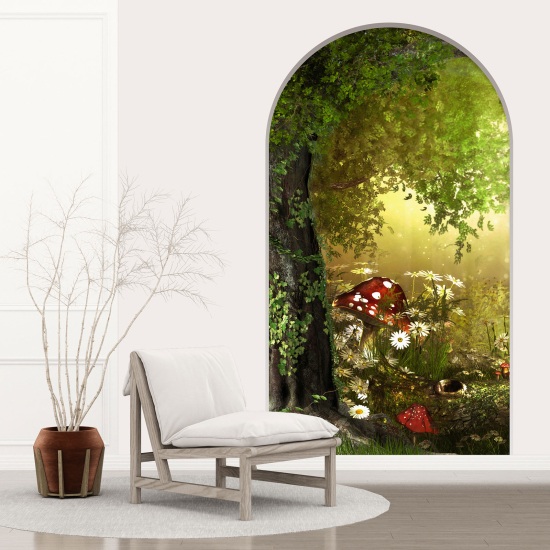 Vinilo Adhesivo Decorativo trampantojo 3D para niños - Infantil - Bosque
