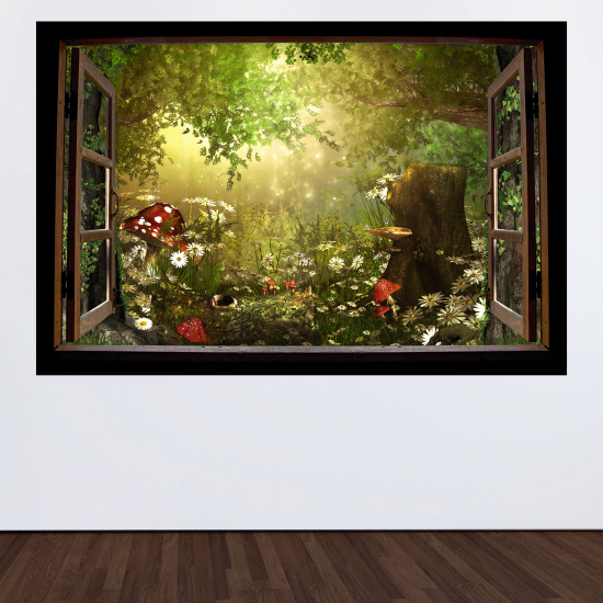 Vinilo Adhesivo Decorativo trampantojo 3D para niños - Infantil - Bosque