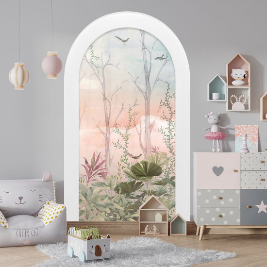 Vinilo Adhesivo Decorativo trampantojo 3D para niños - Infantil - Bosque Encantado