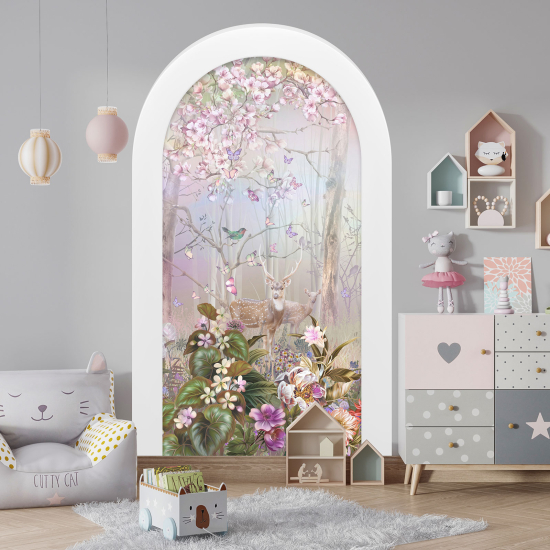 Vinilo Adhesivo Decorativo trampantojo 3D para niños - Infantil - Bosque Encantado