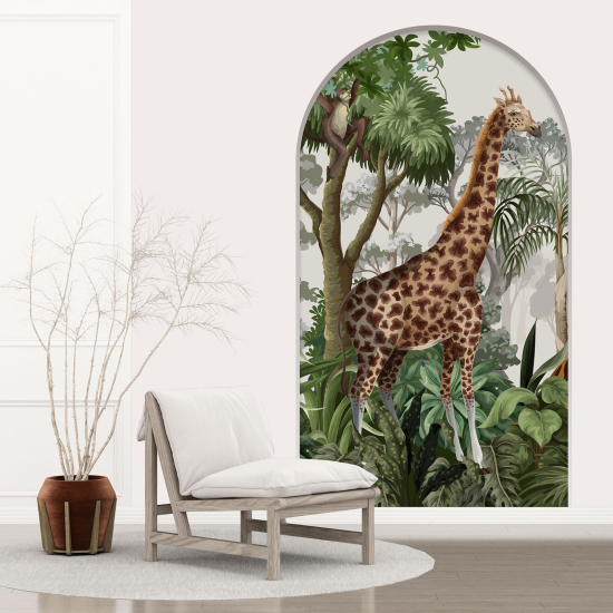 Vinilo Adhesivo Decorativo trampantojo 3D para niños - Infantil - Jirafa
