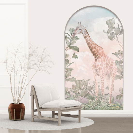 Vinilo Adhesivo Decorativo trampantojo 3D para niños - Infantil - Jirafa