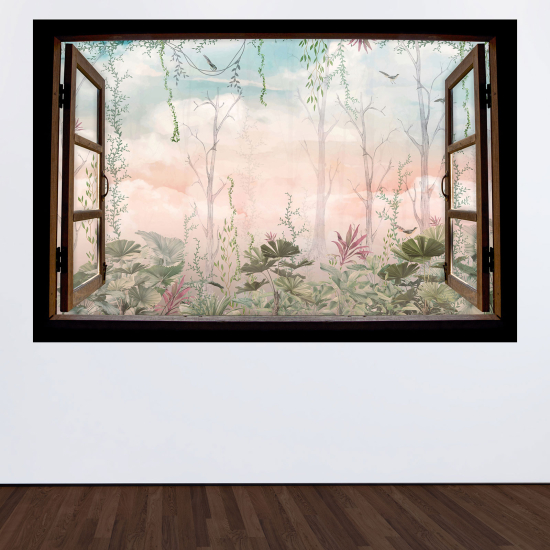 Vinilo Adhesivo Decorativo trampantojo 3D para niños - Infantil - Jungla