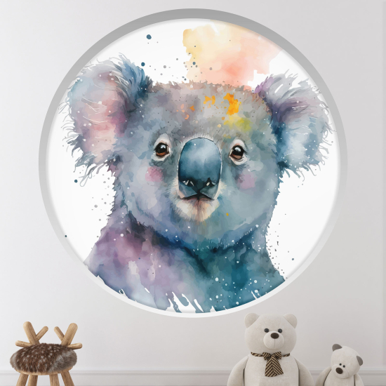 Vinilo Adhesivo Decorativo trampantojo 3D para niños - Infantil - Koala