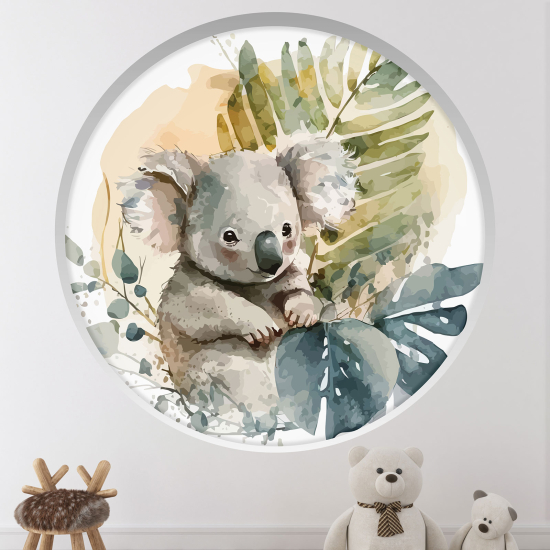 Vinilo Adhesivo Decorativo trampantojo 3D para niños - Infantil - Koala