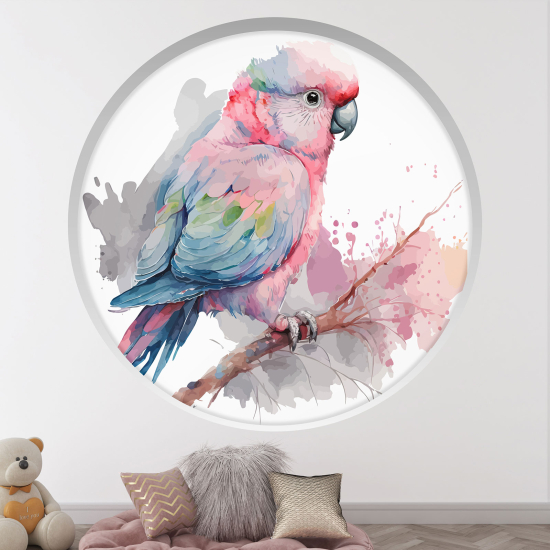 Vinilo Adhesivo Decorativo trampantojo 3D para niños - Infantil - Loro
