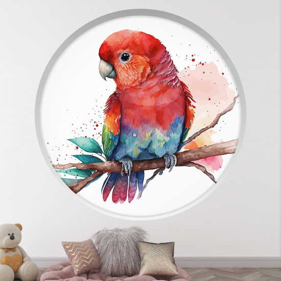 Vinilo Adhesivo Decorativo trampantojo 3D para niños - Infantil - Loro