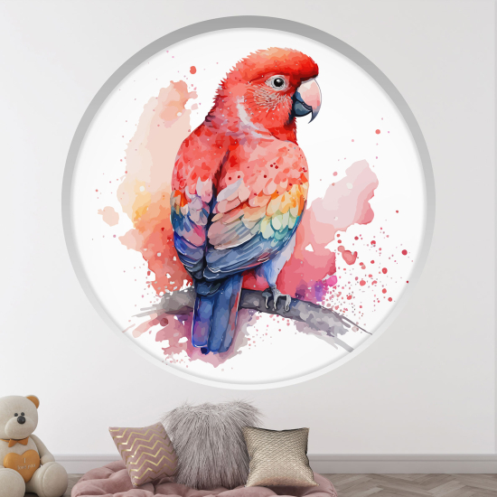 Vinilo Adhesivo Decorativo trampantojo 3D para niños - Infantil - Loro