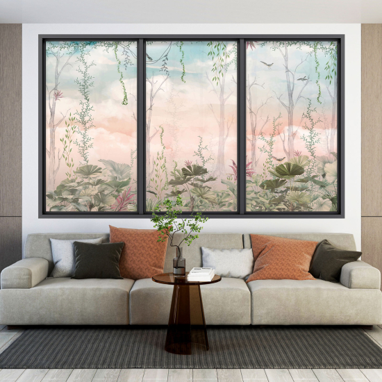 Vinilo Adhesivo Decorativo trampantojo 3D para niños - Infantil - Paisaje