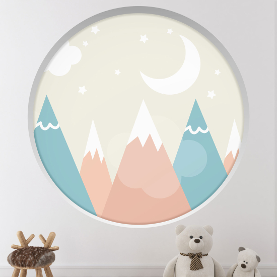 Vinilo Adhesivo Decorativo trampantojo 3D para niños - Infantil - Paisaje