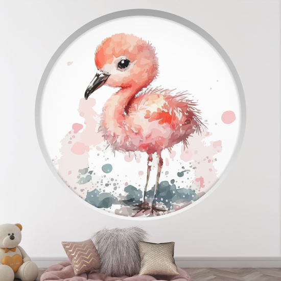 Vinilo Adhesivo Decorativo trampantojo 3D para niños - Infantil - Pájaro