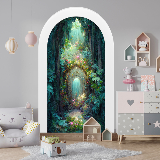 Vinilo Adhesivo Decorativo trampantojo 3D para niños - Infantil - Pasaje mágico